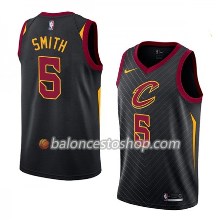 Camiseta Hombre NBA Cleveland Cavaliers JR Smith 5 Nike 2017-18 Negro Swingman
